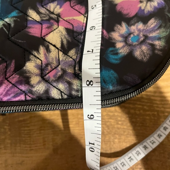 LUG QUILTED PURSE w/ long shoulder strap and small strap Women small crossbody - Picture 8 of 8